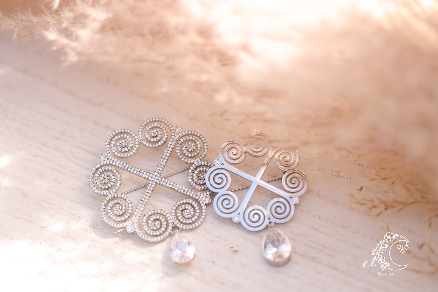 Four Hearts Brooch