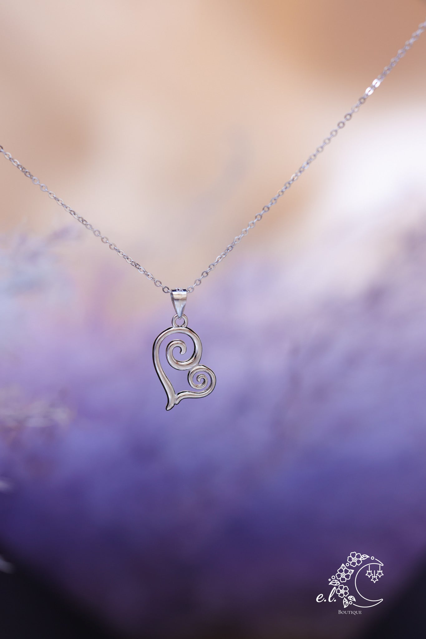 925 Sterling Silver Mother & Daughter Necklace