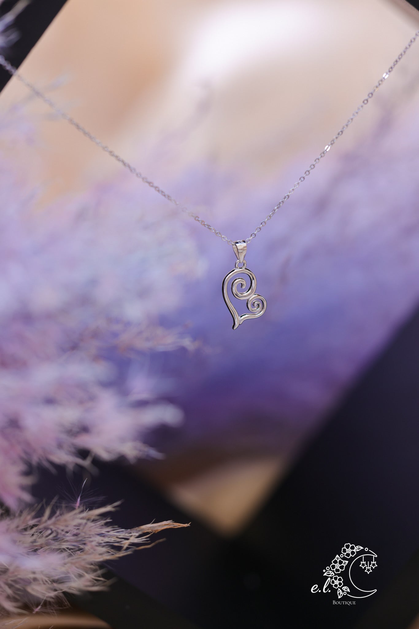 925 Sterling Silver Mother & Daughter Necklace